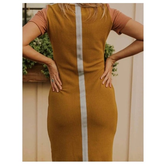 Roolee Colorblock ribbed knit dress - Picture 2 of 8